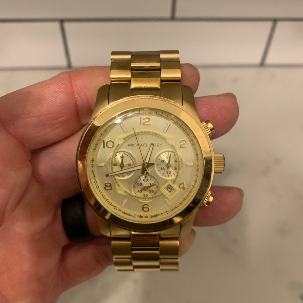 Michael Kors Men's Gold Chronograph Watch